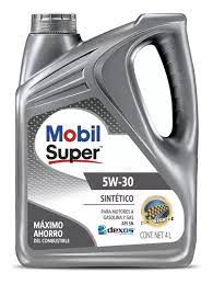 Aceite de Motor Mobil Súper SEMISINTÉTICO 5W-30 4L