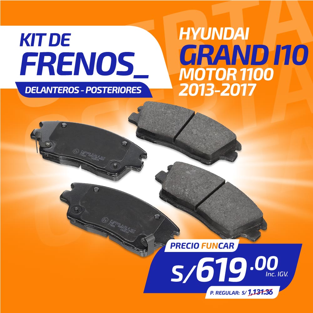 Kit de Frenos HYUNDAI GRAND I10 M1100 (2013-2017)