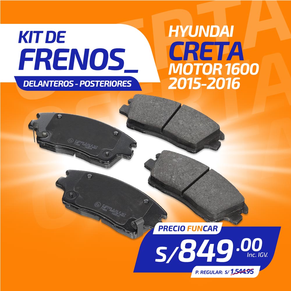 Kit de Frenos HYUNDAI CRETA M1600 (2015-2016)