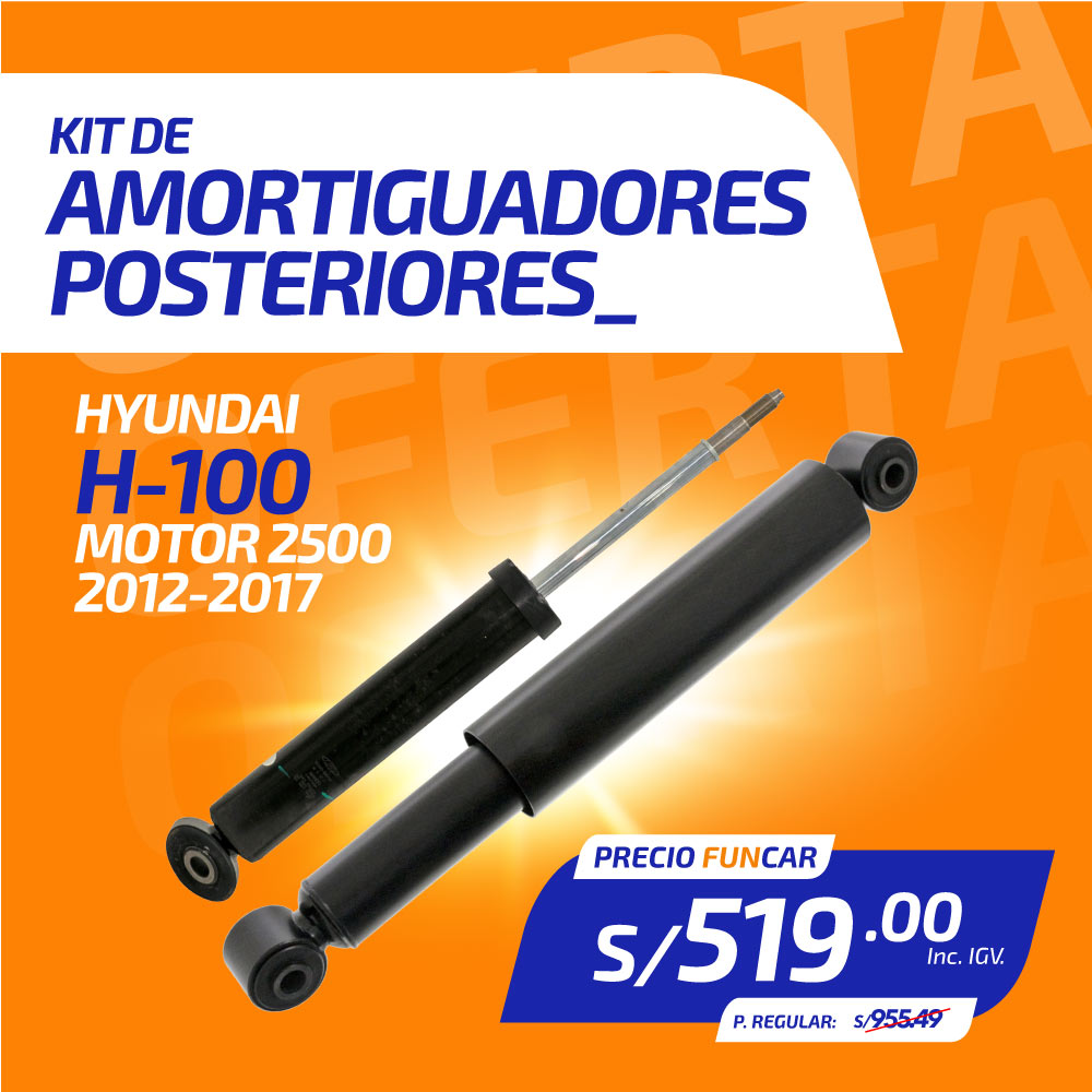 Kit Amortiguadores Posteriores HYUNDAI H-100 M2500 (2012-2017)