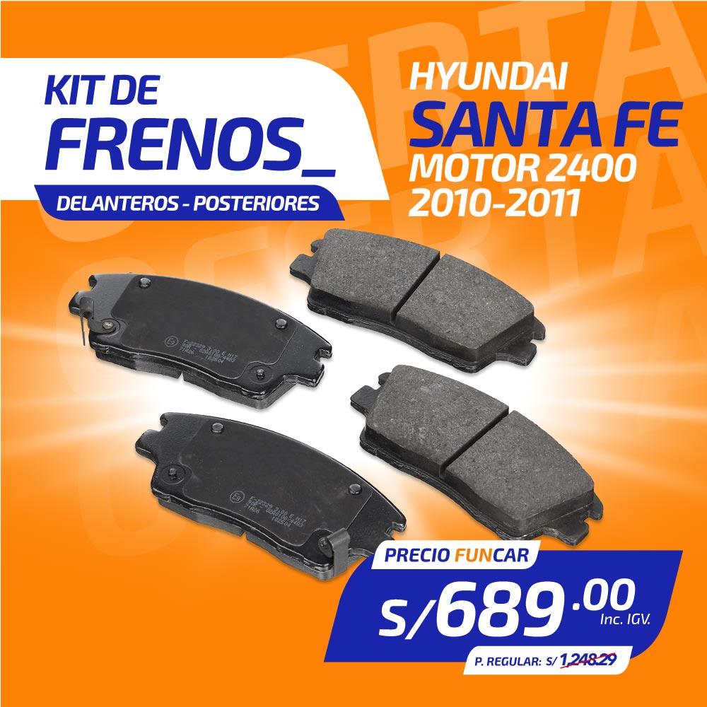 Kit de Frenos HYUNDAI SANTA FE M2400 (2010-2011)