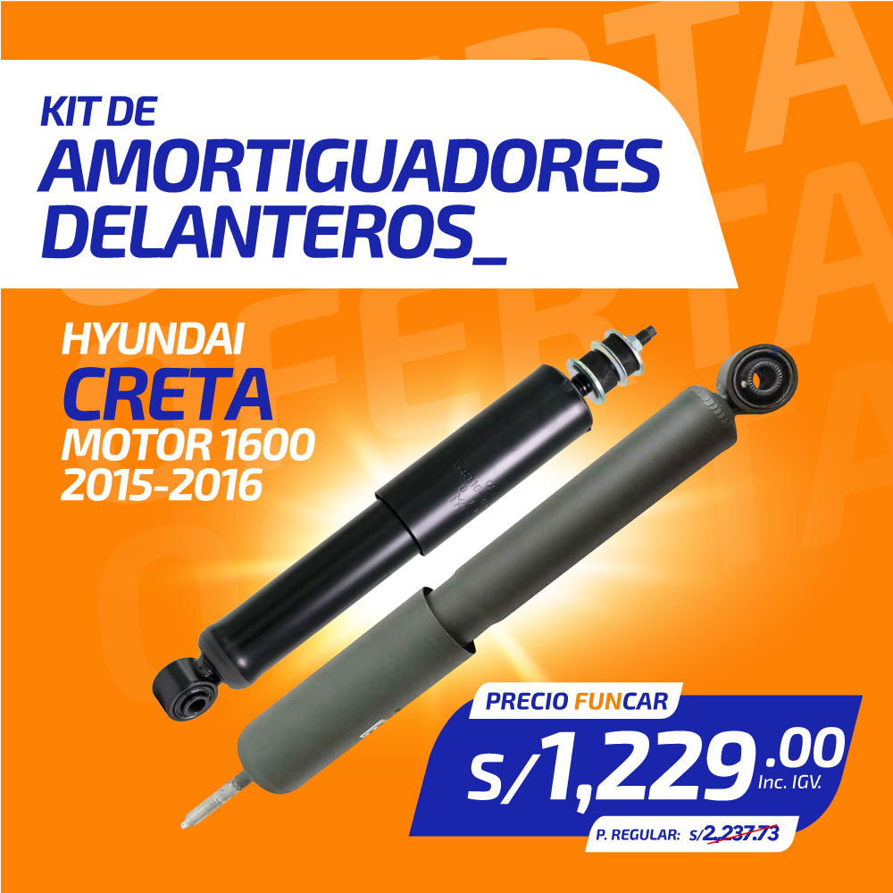 Kit Amortiguadores Delanteros HYUNDAI CRETA M1600 (2015-2016)