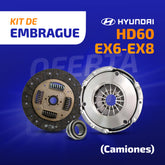 Kit de Embrague HYUNDAI HD60 / EX6 / EX8