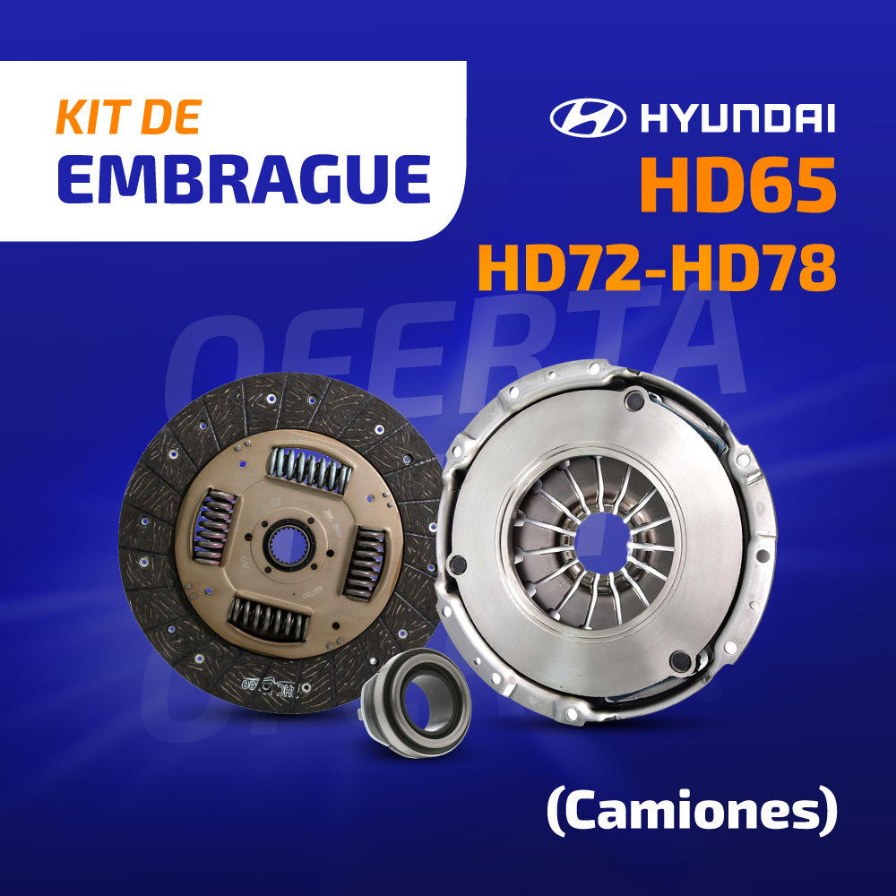 Kit de Embrague HYUNDAI HD65 / HD72 / HD78