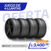 JUEGO DE 4 LLANTAS CONTINENTAL 255/45 Z R17 98W EXTREME CONTACT SPORT