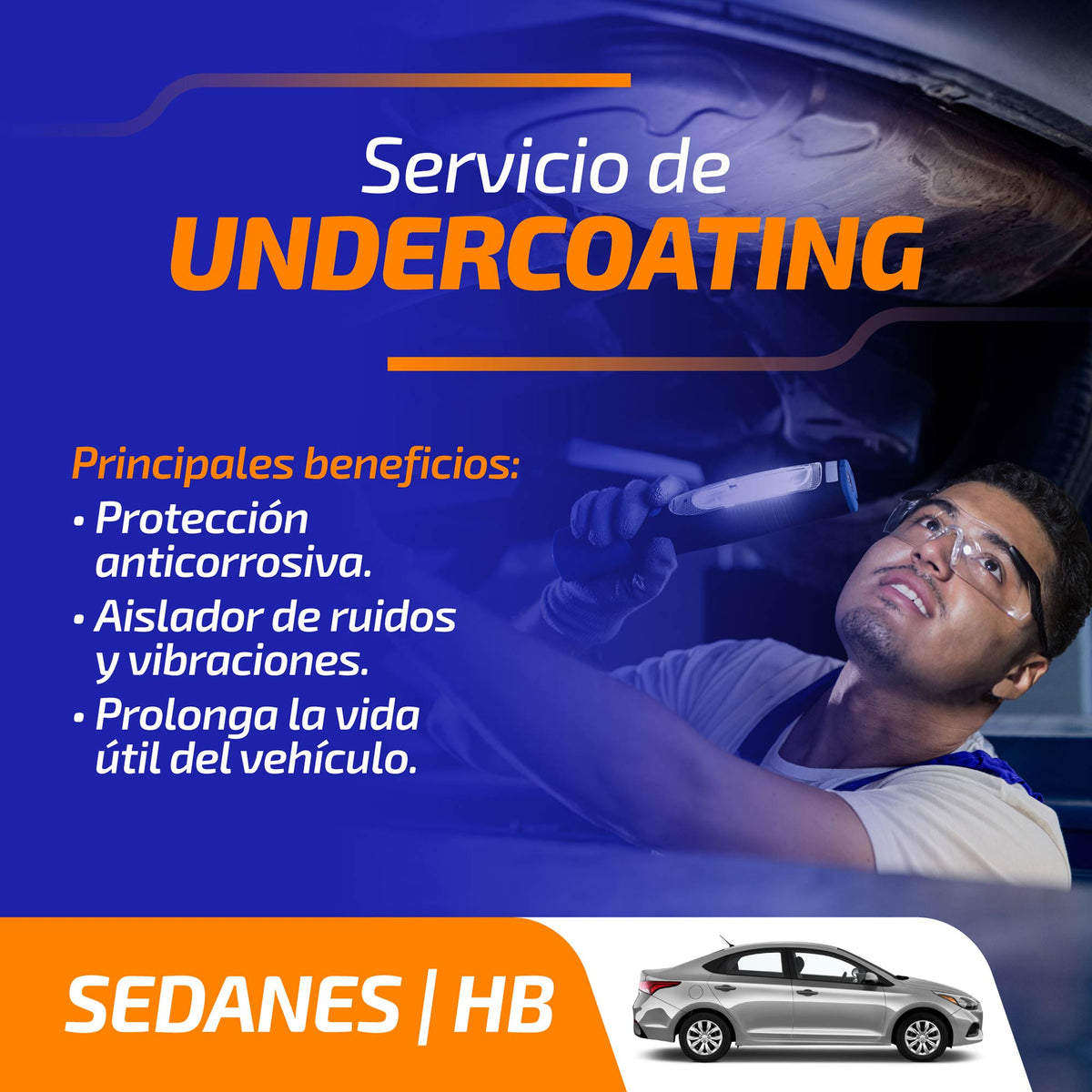 Servicio de Undercoating Sedanes | HB